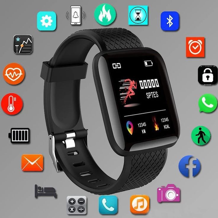 MONTRE CONNECTEE WHACH 10 avec 3 Bracelets