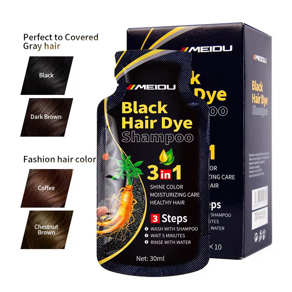 Shampooing Colorant Noir 3 en 1 (Offre Spéciale D&J Shop Ci)